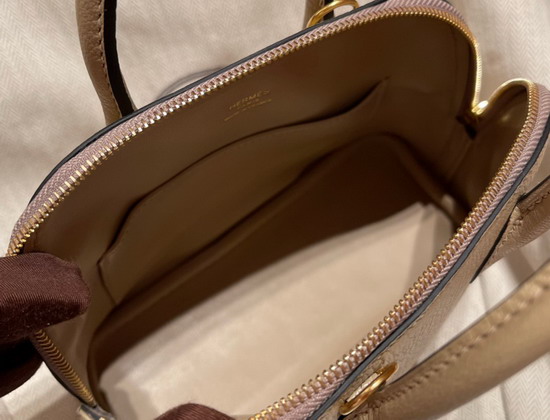 Hermes Bolide 18 Beige Goatskin Replica