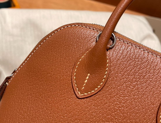 Hermes Bolide 18 Brown Goatskin Replica