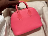 Hermes Bolide 18 Rose Goatskin Replica