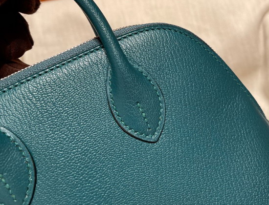 Hermes Bolide 18 Sapphire Blue Goatskin Replica
