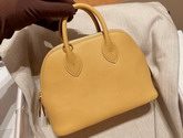Hermes Bolide 18 Yellow Goatskin Replica