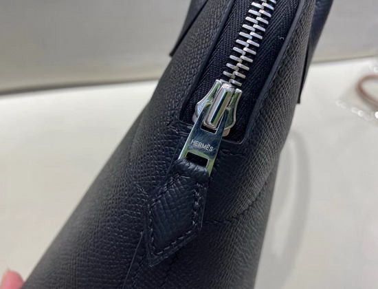 Hermes Bolide 27 Black Epsom Leather Hand Stitching Replica