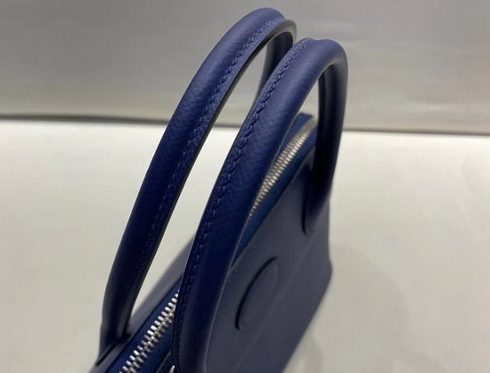 Hermes Bolide 27 Blue Epsom Leather Hand Stitching Replica