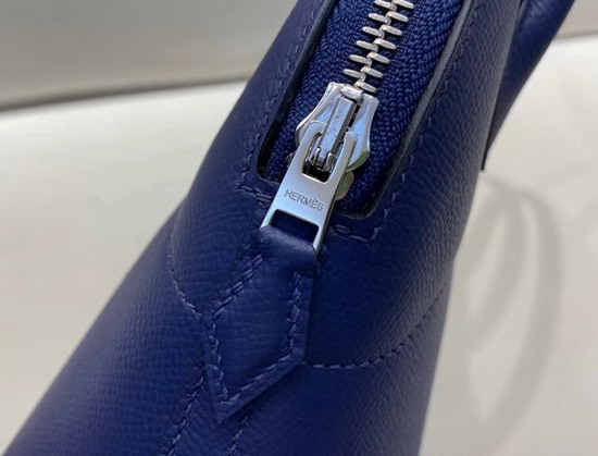 Hermes Bolide 27 Blue Epsom Leather Hand Stitching Replica