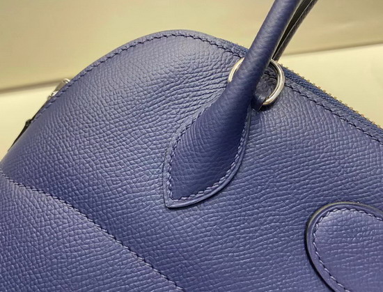 Hermes Bolide 27 Blue Epsom Leather Hand Stitching Replica