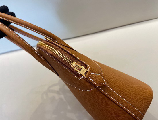 Hermes Bolide 27 Brown Epsom Leather Hand Stitching Replica