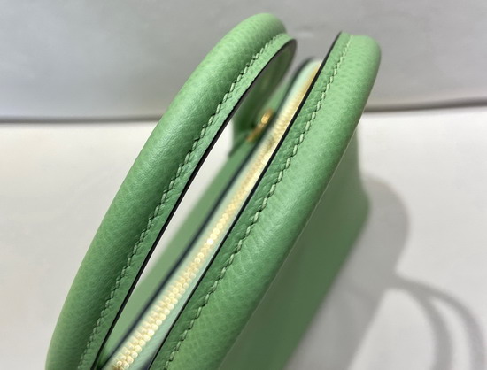 Hermes Bolide 27 Green Epsom Leather Hand Stitching Replica