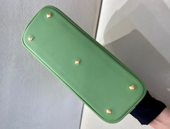 Hermes Bolide 27 Green Epsom Leather Hand Stitching Replica