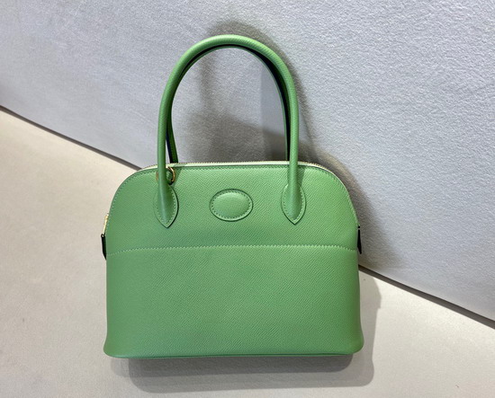 Hermes Bolide 27 Green Epsom Leather Hand Stitching Replica