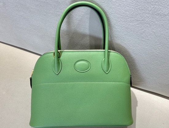 Hermes Bolide 27 Green Epsom Leather Hand Stitching Replica