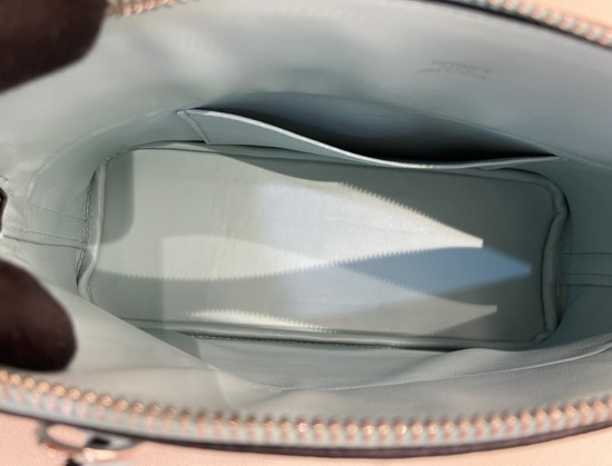 Hermes Bolide 27 Sky Blue Epsom Leather Hand Stitching Replica