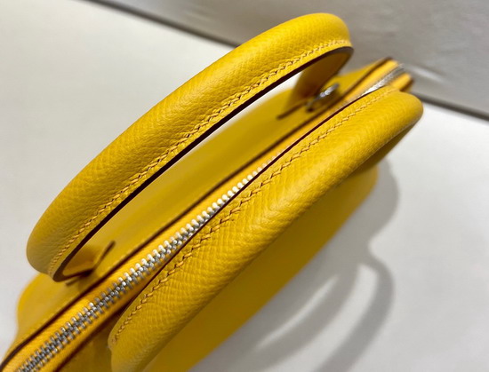 Hermes Bolide 27 Yellow Epsom Leather Hand Stitching Replica