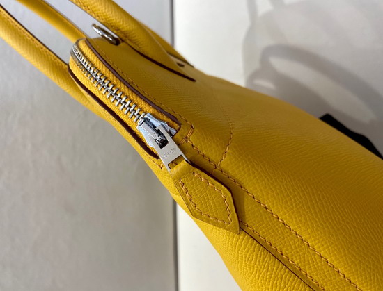 Hermes Bolide 27 Yellow Epsom Leather Hand Stitching Replica