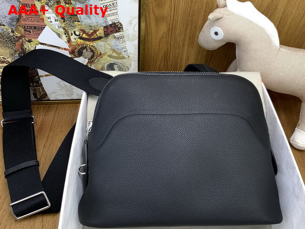 Hermes Bolide Messenger Bag in Black Barenia Calfskin Replica
