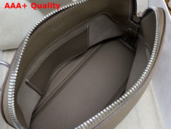 Hermes Bolide Messenger Bag in Elephant Gray Barenia Calfskin Replica