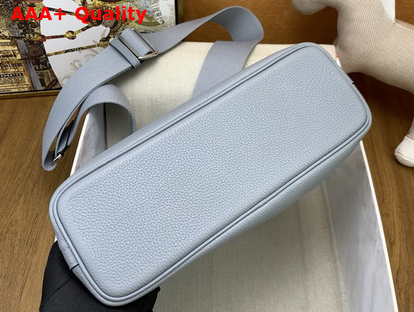 Hermes Bolide Messenger Bag in Gris Pantin Barenia Calfskin Replica