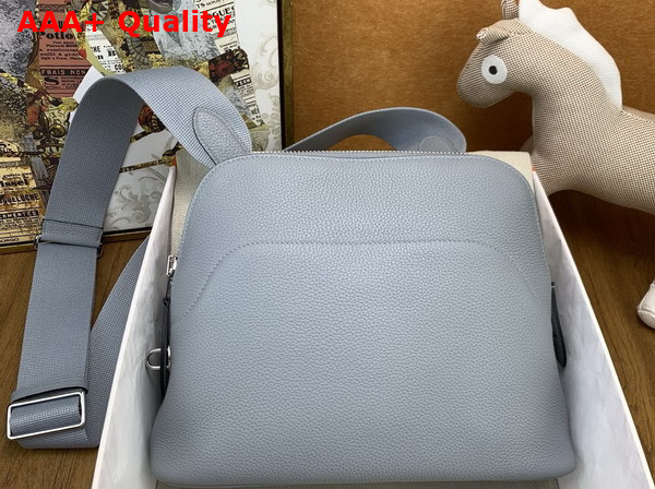 Hermes Bolide Messenger Bag in Gris Pantin Barenia Calfskin Replica