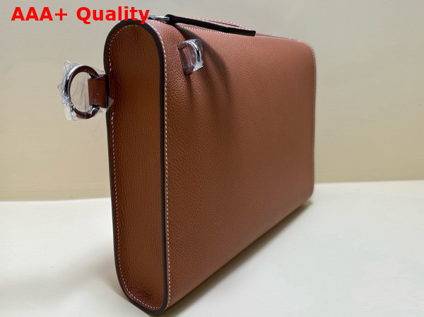 Hermes Bolittle Pouch in Brown Evercolor Calfskin Replica