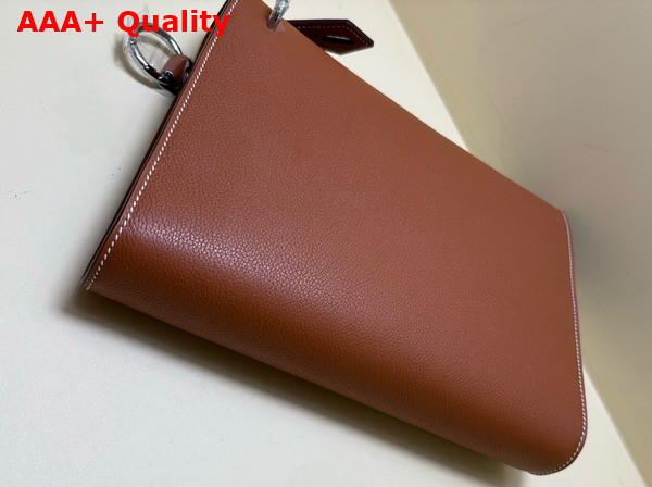 Hermes Bolittle Pouch in Brown Evercolor Calfskin Replica