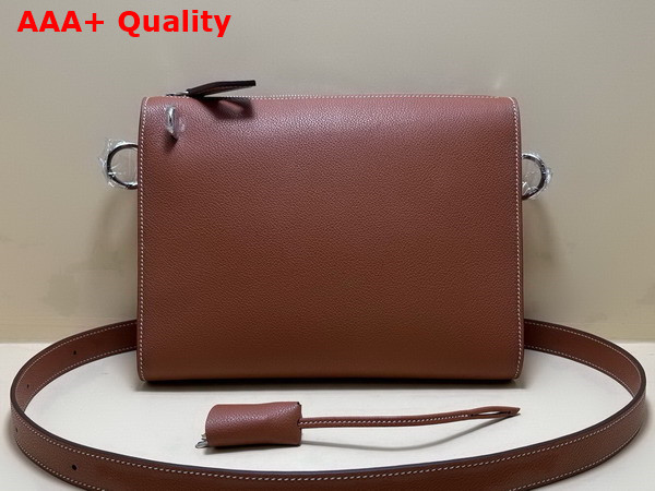 Hermes Bolittle Pouch in Brown Evercolor Calfskin Replica