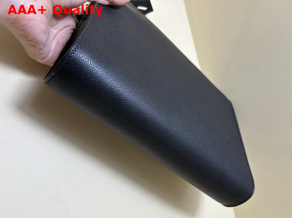 Hermes Bolittle Pouch in Noir Evergrain Calfskin Replica
