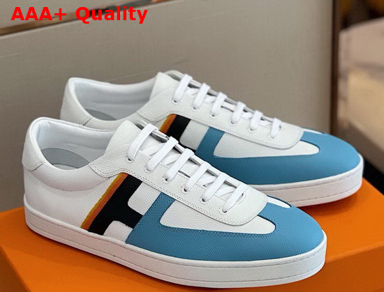 Hermes Boomerang Sneaker Multicolore Bleu Allure Epsom Calfskin Replica