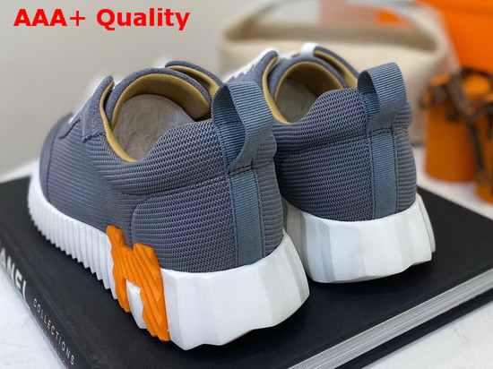 Hermes Bouncing Sneaker in Grey Technical Canvas Replica