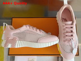 Hermes Bouncing Sneaker in Mesh and Grained Calfskin Replica