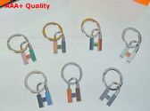 Hermes Cadenas Quizz Rainbow Key Ring Replica