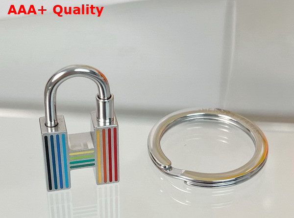 Hermes Cadenas Quizz Rainbow Key Ring Replica