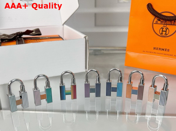 Hermes Cadenas Quizz Rainbow Key Ring Replica