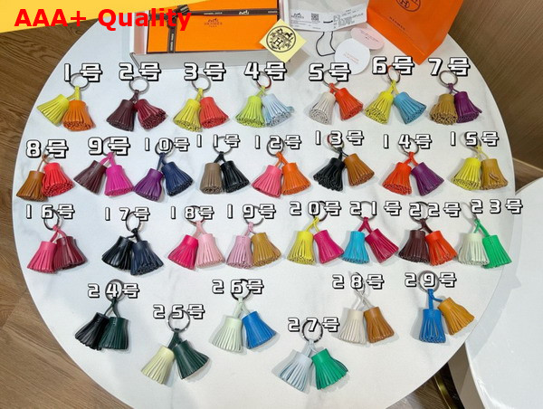 Hermes Carmen Uno Dos Key Ring H077895CJCY Replica