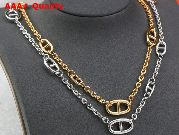 Hermes Chaine D Ancre Necklace in Gold Replica