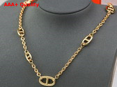 Hermes Chaine D Ancre Necklace in Gold Replica