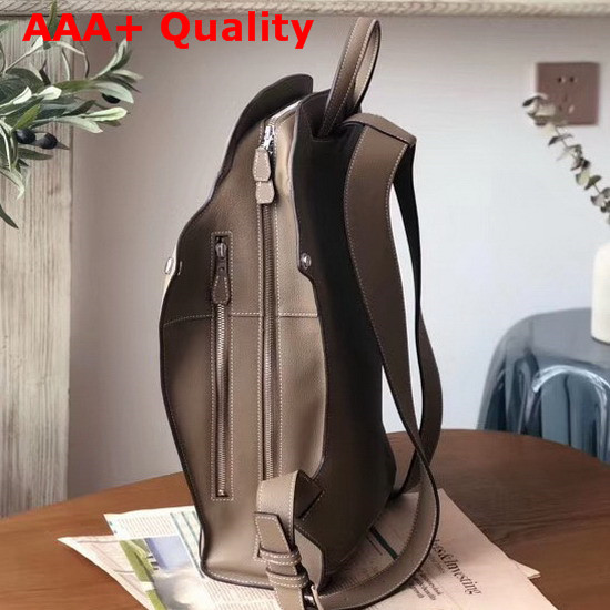 Hermes Cityback 27 Backpack in Grey Taurillon Maurice Leather Replica