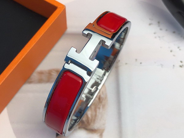 Hermes Clic H Bracelet Rouge Bandana Replica