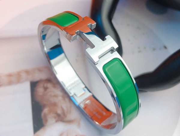 Hermes Clic H Bracelet in Green Replica