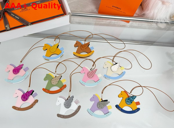 Hermes Cockhorse Charm Replica