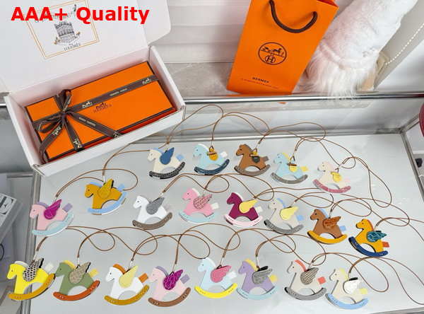 Hermes Cockhorse Charm Replica