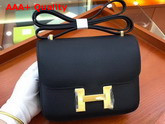 Hermes Constance 18 Bag in Black Epsom Calfskin Replica