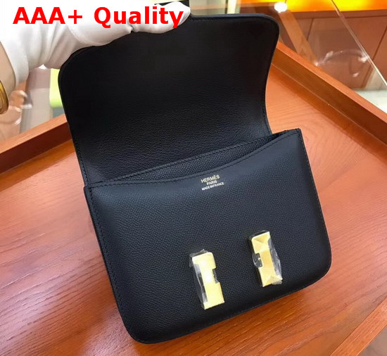 Hermes Constance 18 Bag in Black Epsom Calfskin Replica