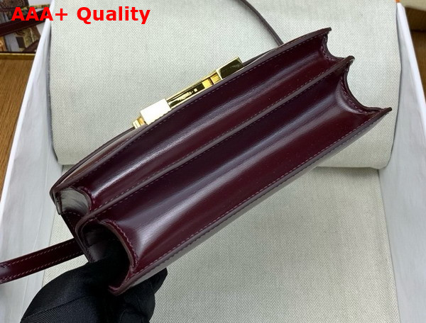 Hermes Constance 18 Bag in Bordeaux Box Calfskin Replica