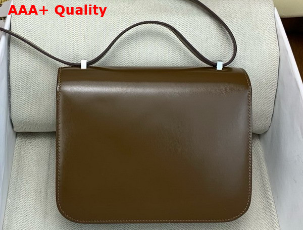 Hermes Constance 18 Bag in Chocolate Box Calfskin Replica