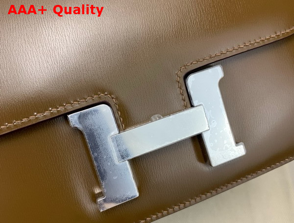 Hermes Constance 18 Bag in Chocolate Box Calfskin Replica