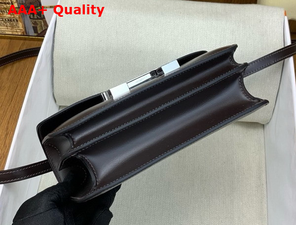 Hermes Constance 18 Bag in Dark Coffee Box Calfskin Replica