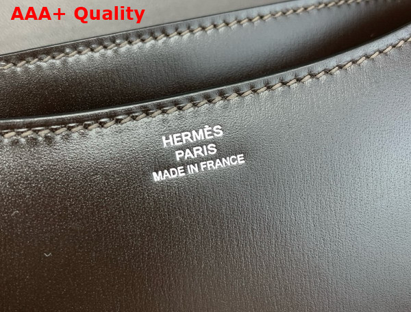 Hermes Constance 18 Bag in Dark Coffee Box Calfskin Replica