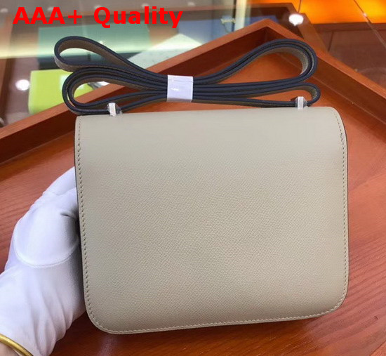 Hermes Constance 18 Bag in Light Grey Epsom Calfskin Replica