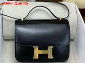 Hermes Constance 18 Bag in Noir Box Calfskin Replica