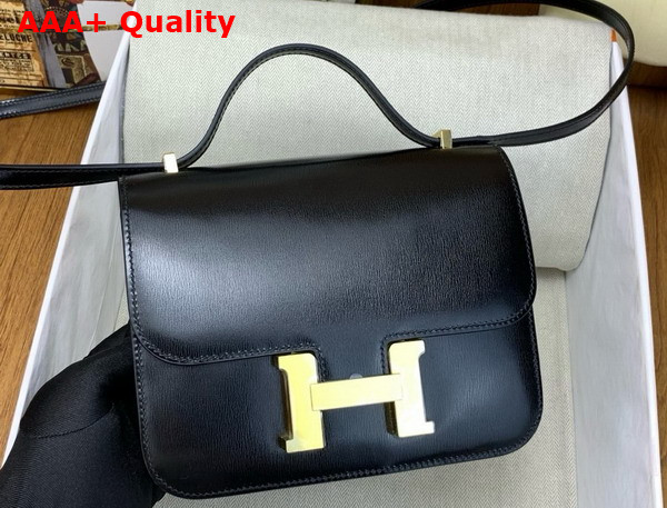 Hermes Constance 18 Bag in Noir Box Calfskin Replica