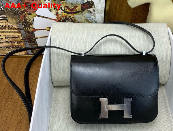 Hermes Constance 18 Bag in Noir Box Calfskin Replica